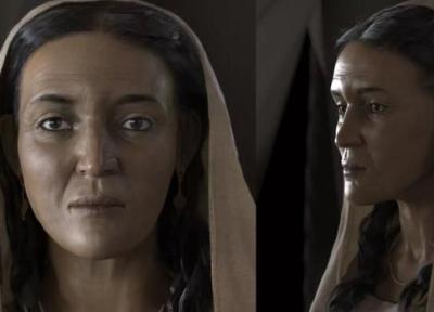 چهره و پوشش یک زن در عربستان 2000 هزار سال پیش