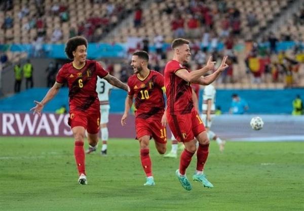 یورو 2020، پیروزی بلژیک مقابل پرتغال در نیمه نخست