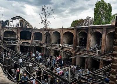 بازسازی ساختمان: شروع بازسازی سرای ایکی قاپیلی بازار تبریز در هفته جاری
