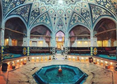حمام سلطان امیر احمد، یکی از زیباترین حمام های ایران
